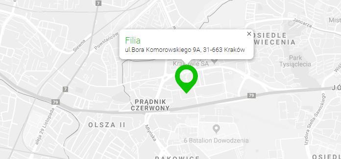 filia Kraków, Bora-Komorowskiego 9A